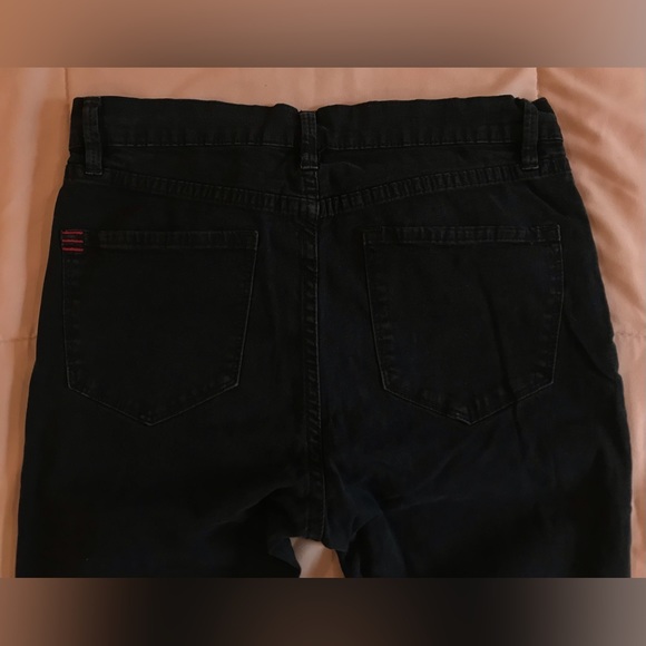 BDG Twig Grazer High Rise Black Jeans with Back Pocket Stitch Detail - 27W - Picture 4 of 9